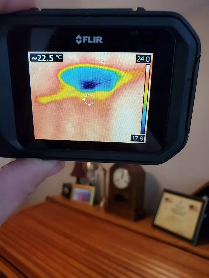 Thermal imaging inspection for water damage in Monroeville